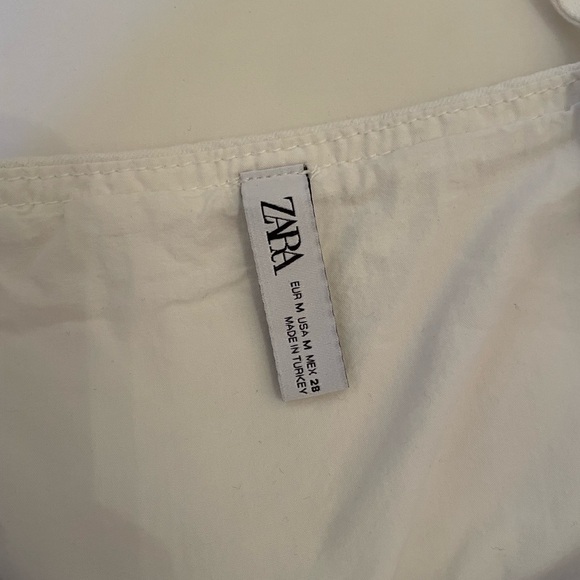 White Zara Summer Mini Dress - Picture 3 of 5